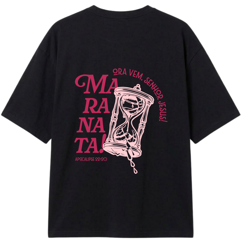 "Camiseta Oversized - Maranata | Vértice" Camiseta Oversized Classic