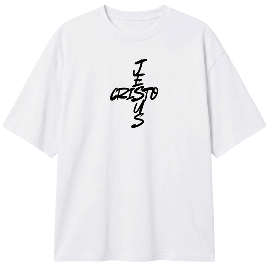 "CAMISA OVERSIZE JESUS CRISTO" Camiseta Oversized Classic