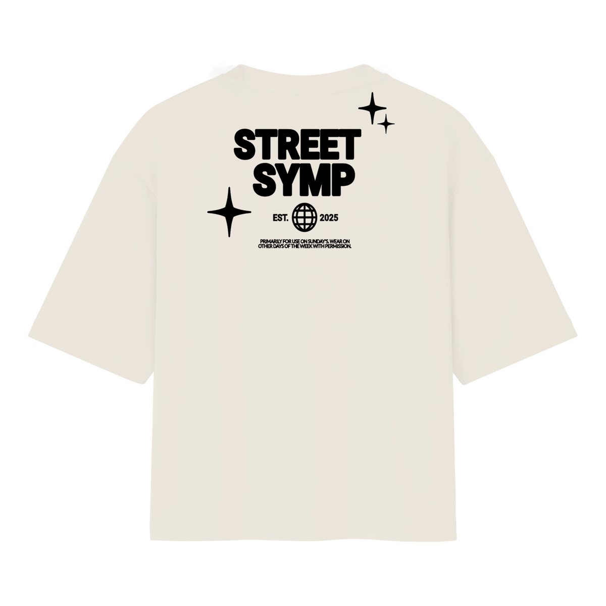 "Camiseta Oversized Streetwear Off-White – Street Symp" Oversized Básica 30.1