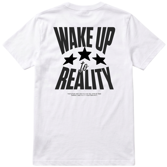 "wake up to reality 001" Camiseta Premium Unissex