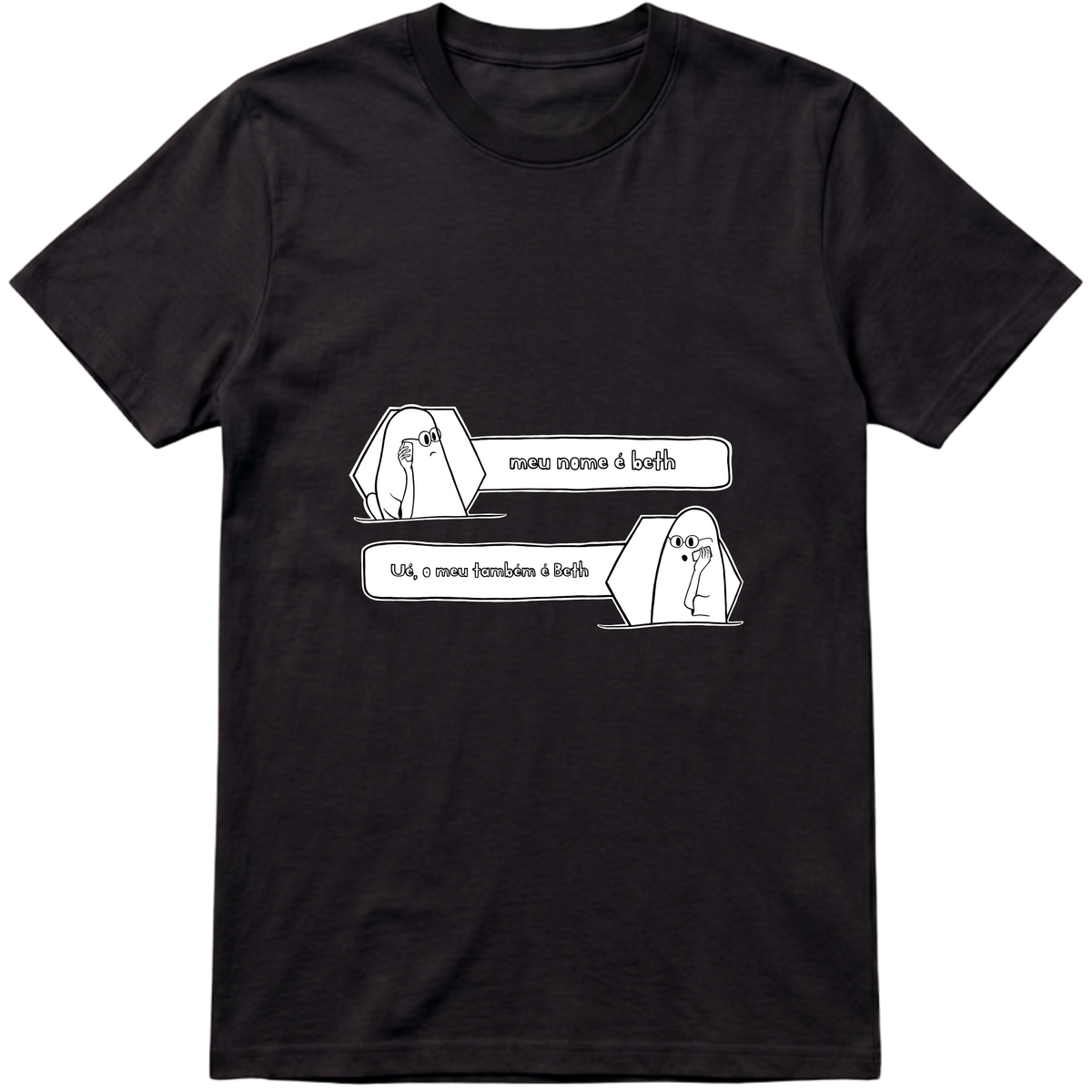 "Meu nome é Beth" Camiseta Premium Unissex Bunker Studios