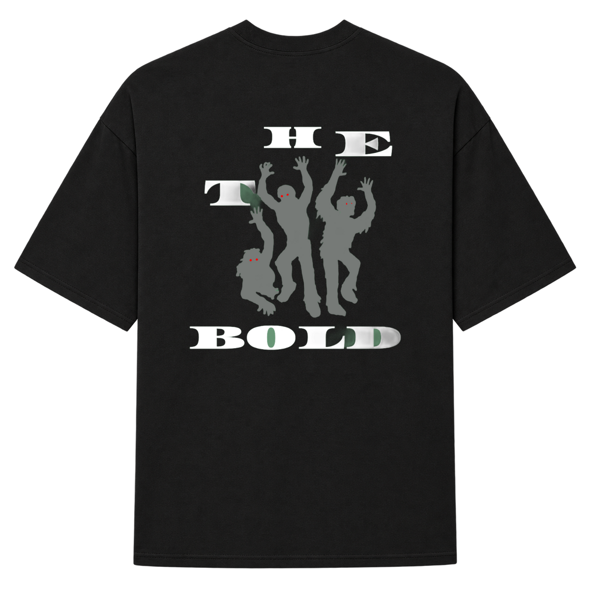 "the bold zombies" Camiseta Oversized Suedine 220g