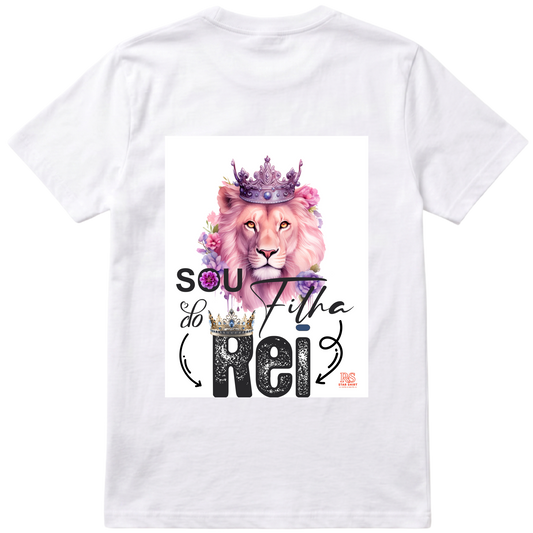 "SOU FILHA DO REI" Camiseta Premium Unissex Bunker Studios
