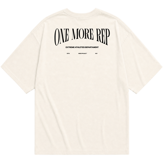 "OVERSIZED ONE MORE REP" Oversized Básica 30.1