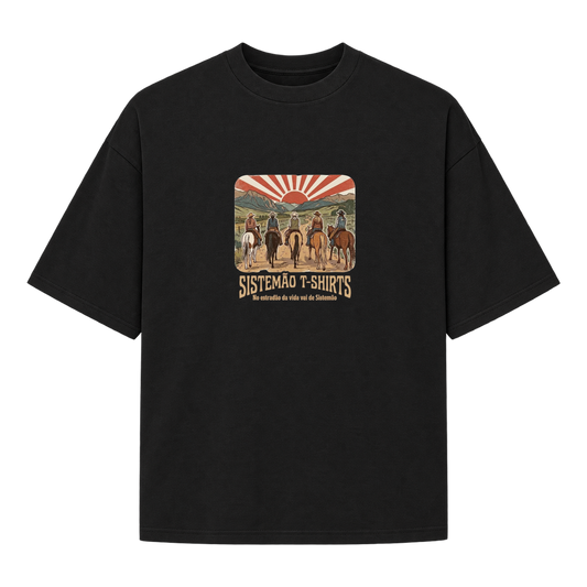 "Estampa/AMAZONAS" Camiseta Oversized Suedine 220g