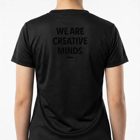 "DRY-FIT // WE ARE CREATIVE MINDS" Camiseta Regular Poliamida UV