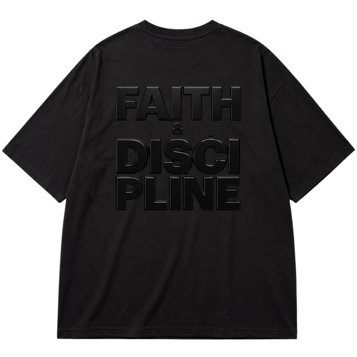 "TRUTH - DISCIPLINE" Oversized Premium 96% algodão 4% Elastano