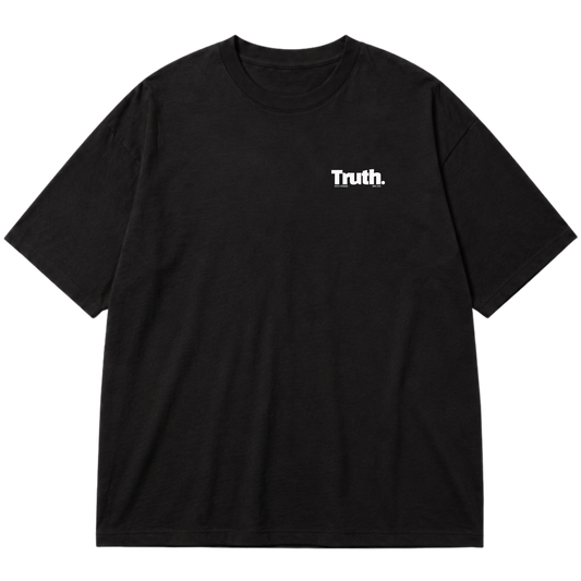 "Truth - Jesus Saves Back" Oversized Premium 96% algodão 4% Elastano