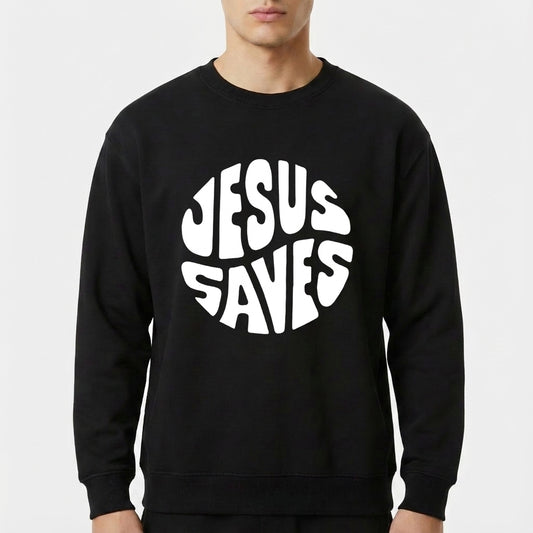 "JESUS SALVE GOSPEL BLUSAO MOLETOM" Blusão Moletom