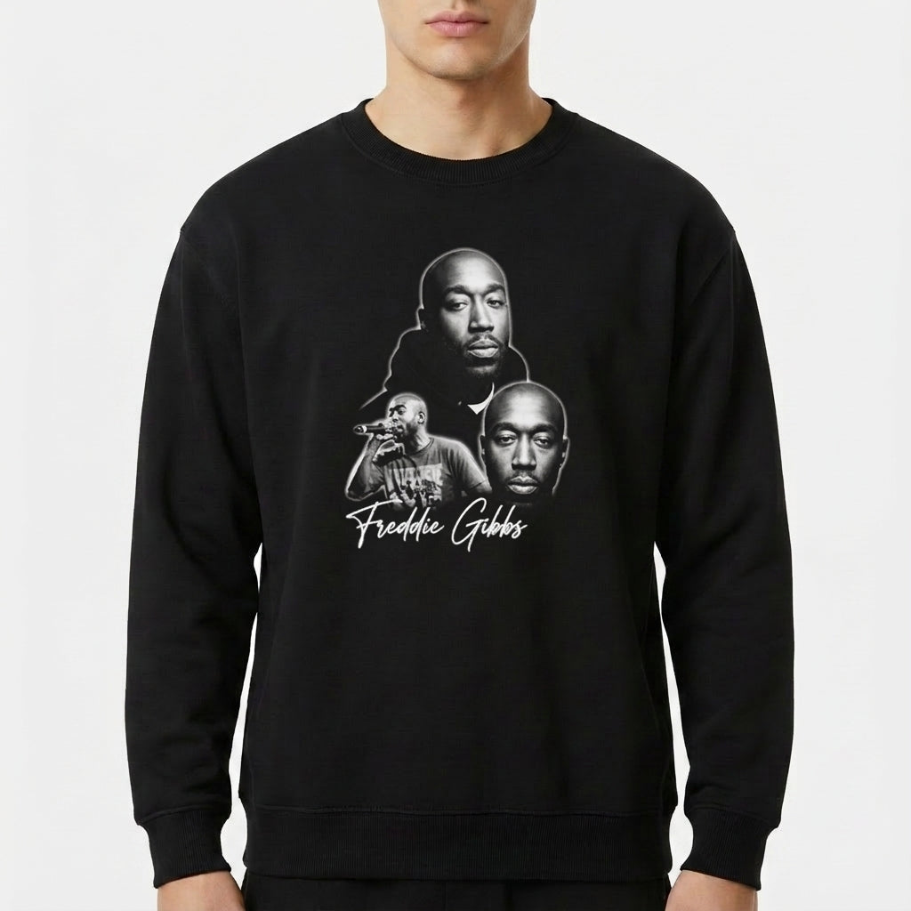 "FREDDIE GIBBS" Blusão Moletom