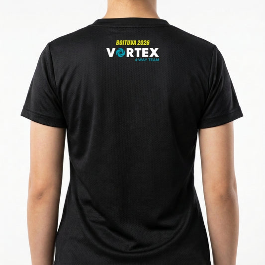 "Camiseta Vortex Boituva 2026 - Diego Federhen (Schimia)" Camiseta Regular Poliamida UV