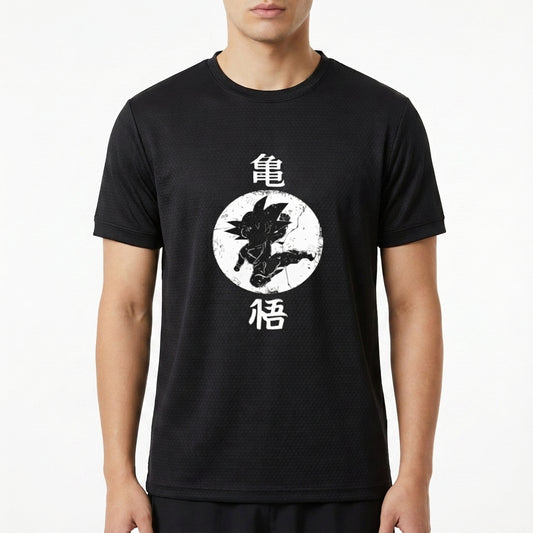 "Goku Estética Japonesa - Camiseta DryFit Premium Unissex" Camiseta Regular Poliamida UV