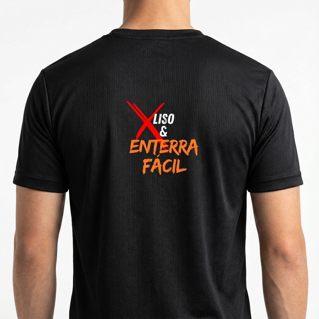 "camiseta Liso e Enterra Fácil - Dry Fit" Camiseta Regular Poliamida UV
