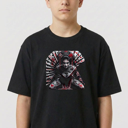 "CARDS" Camiseta Juvenil 10 a 16 anos
