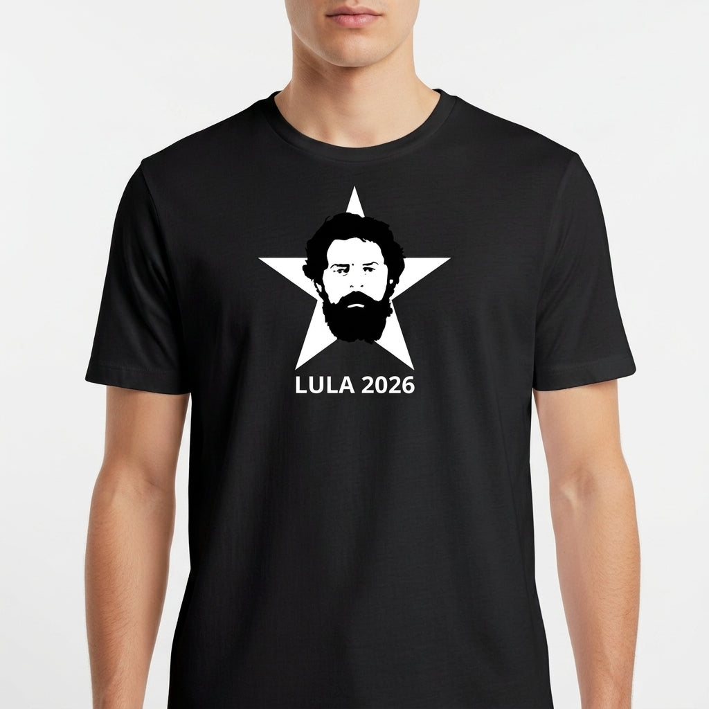 "Camiseta Unissex Lula 2026" Camiseta Básica Unissex