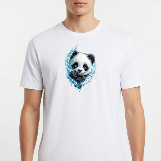 "Camiseta Panda" Camiseta Básica Unissex