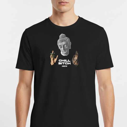 "CHILL BITCH // REGULAR // NO SENSE STUDIOS" Camiseta Básica Unissex