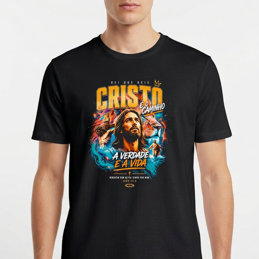"REI DOS REIS" Camiseta Básica Unissex