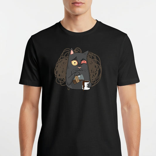 "CAMISETA GATO" Camiseta Básica Unissex
