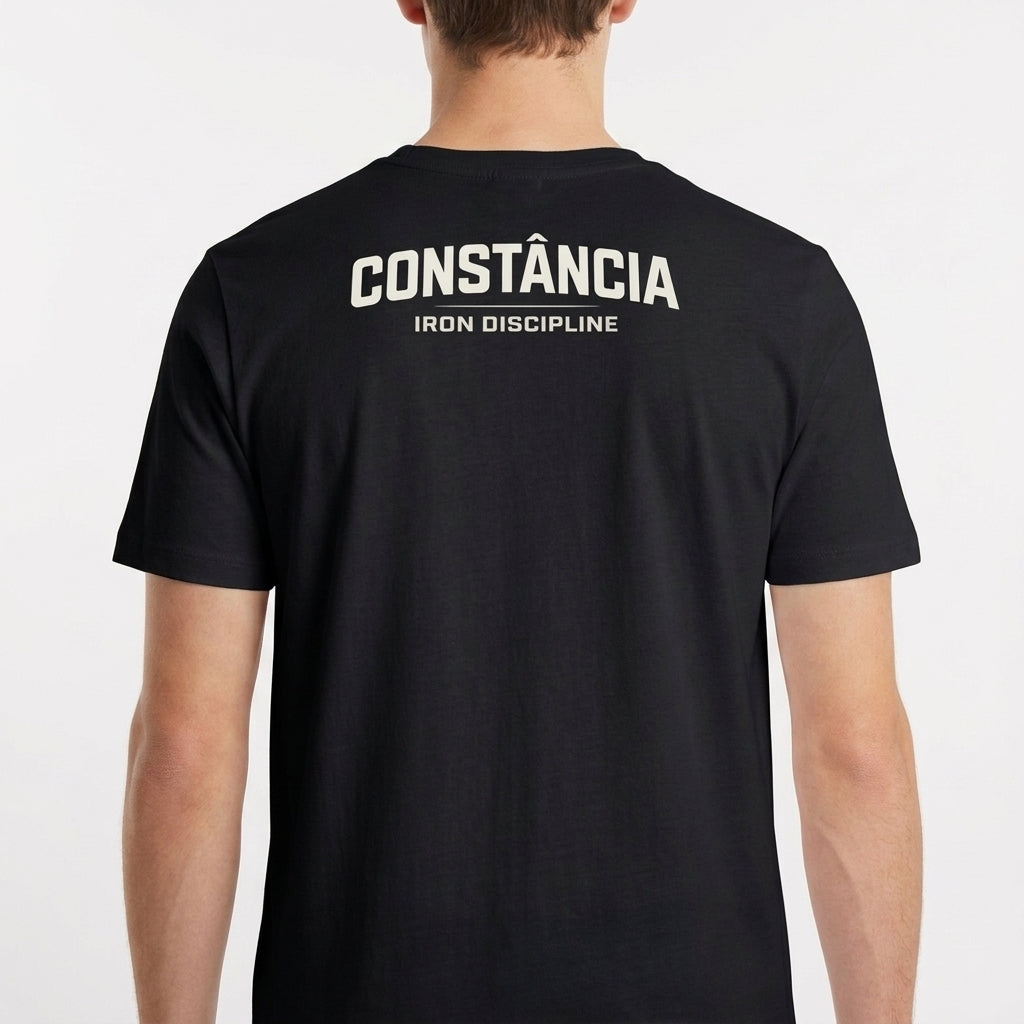 "Camiseta Básica Unissex "CONSTÂNCIA"" Camiseta Básica Unissex