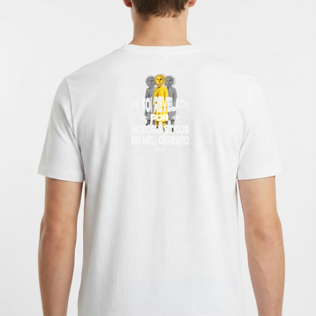 "MICROPLÁSTICOS // REGULAR // NO SENSE STUDIOS" Camiseta Básica Unissex