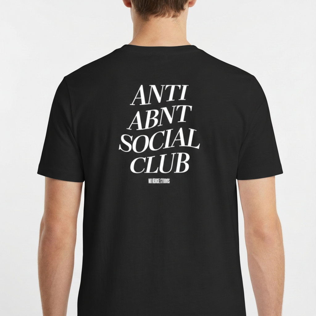 "ANTI ABNT // REGULAR // NO SENSE STUDIOS" Camiseta Básica Unissex