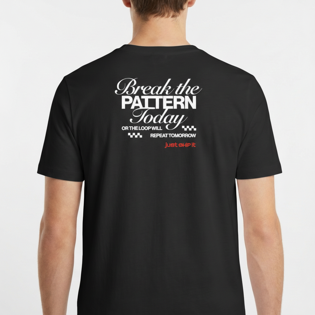 "REGULAR // BREAK THE PATTERN" Camiseta Básica Unissex