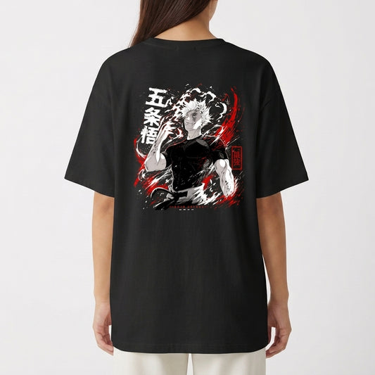 "Domain Expansion - Gojo Satoru" Camiseta Oversized Básica