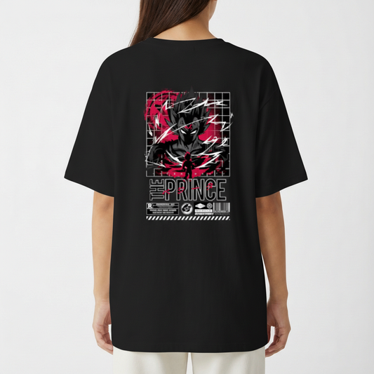 "Camiseta Vegeta The Prince Oversized" Camiseta Oversized Básica