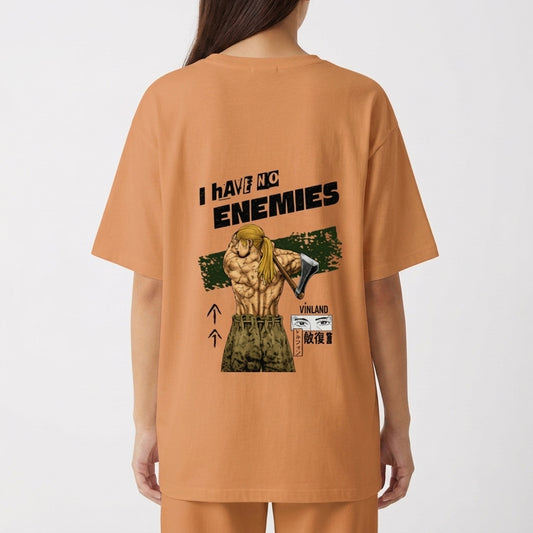 "Kazion | Sem Inimigos" Camiseta Oversized Básica