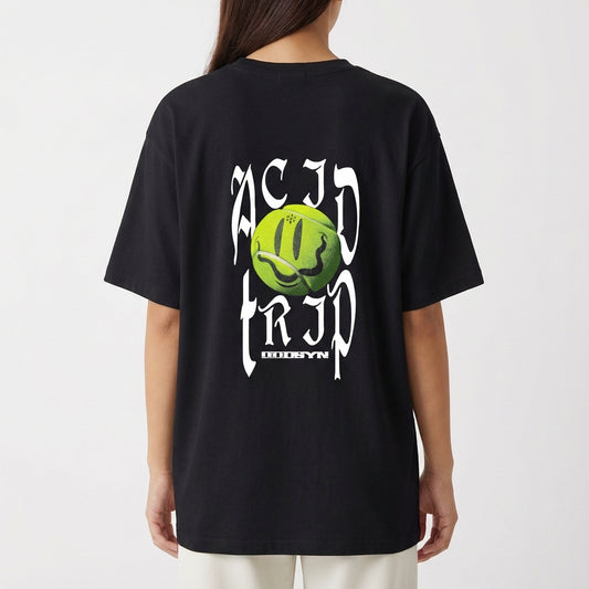 "ACID ODD" Camiseta Oversized Básica