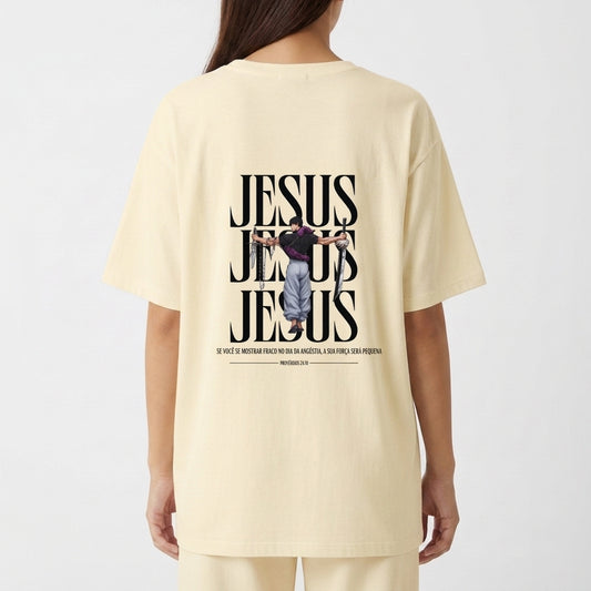 "Camiseta Oversized Toji Fushiguro Shadow Edition" Camiseta Oversized Básica