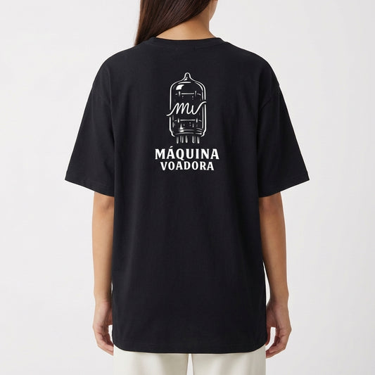 "Camiseta Oversized Básica MV UFO" Camiseta Oversized Básica