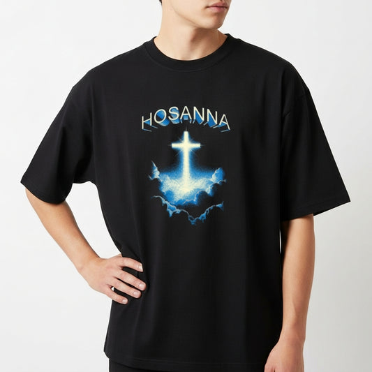 "HOSANA GOSPEL OVERSIZED" Camiseta Oversized Básica
