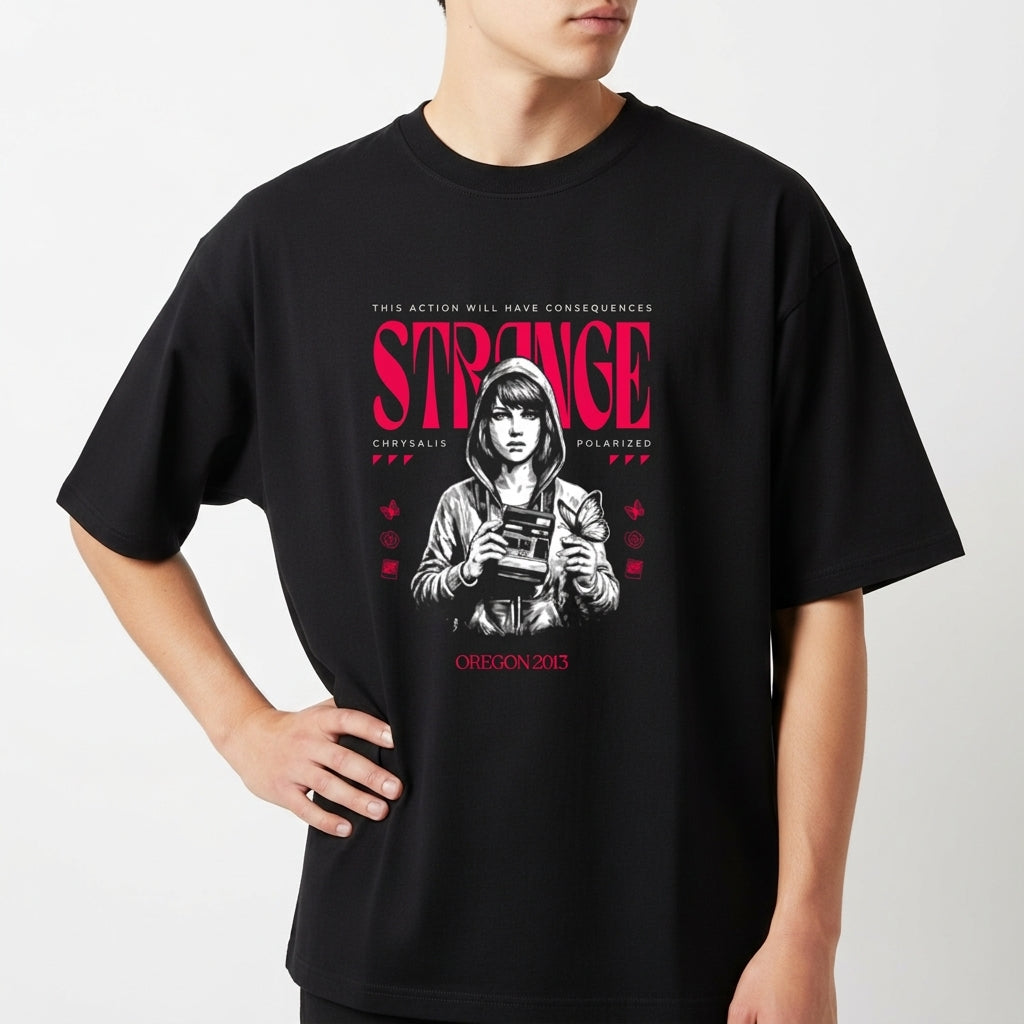 "Camiseta Oversized Básica - Stranger" Camiseta Oversized Básica