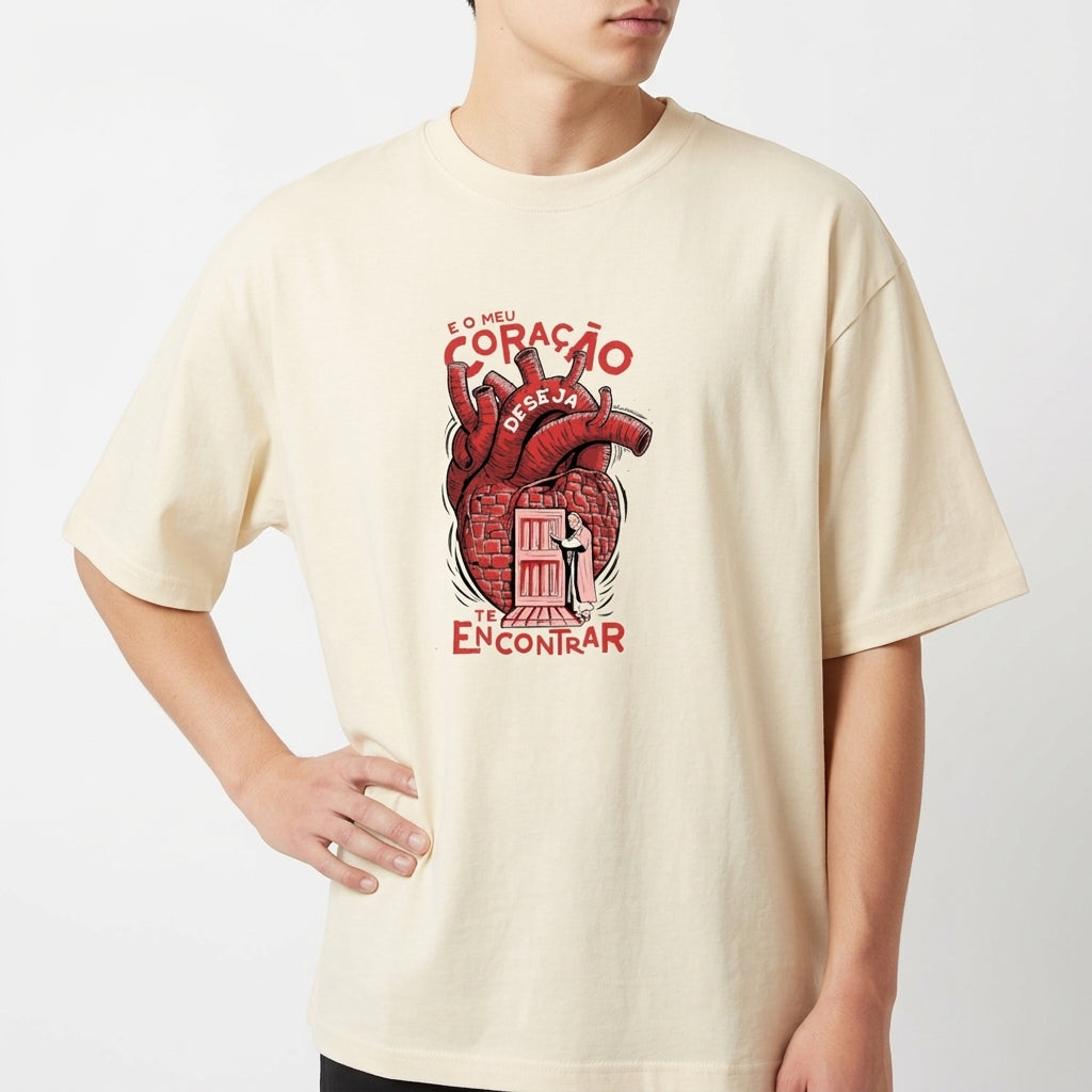"GOSPEL OVERSIZED" Camiseta Oversized Básica
