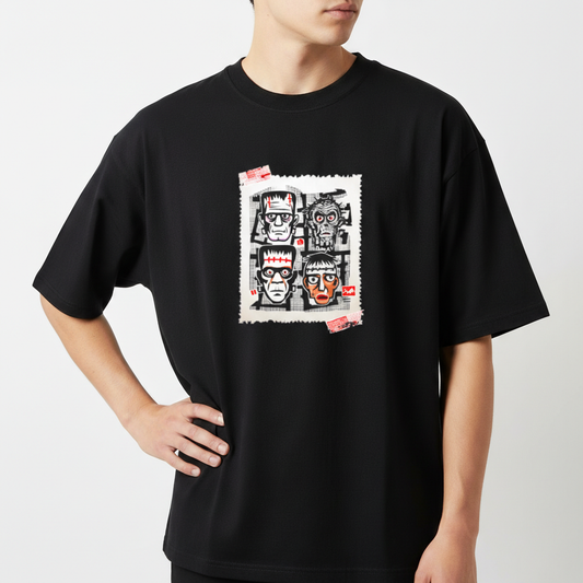 "Camiseta oversized - Frankstains" Camiseta Oversized Básica