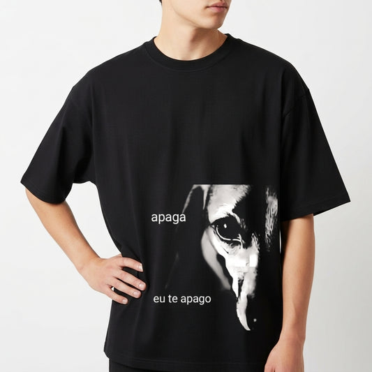 "APAGUE" Camiseta Oversized Básica