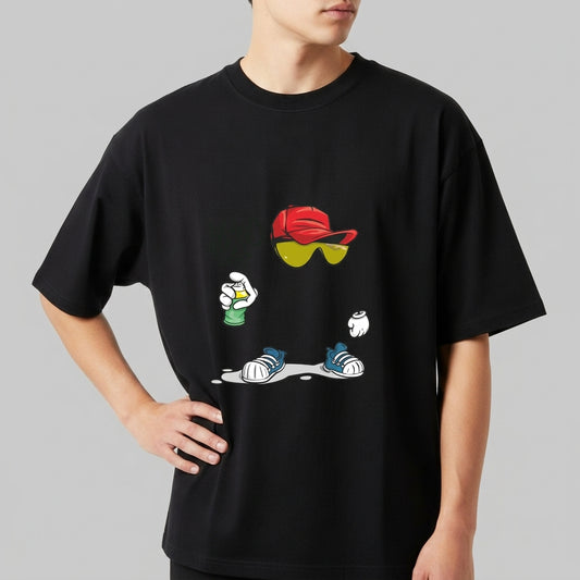 "Overzised Cartoon" Camiseta Oversized Básica