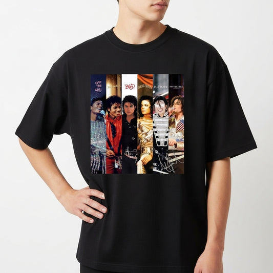 "Oversized Eras Michael Jackson" Camiseta Oversized Básica