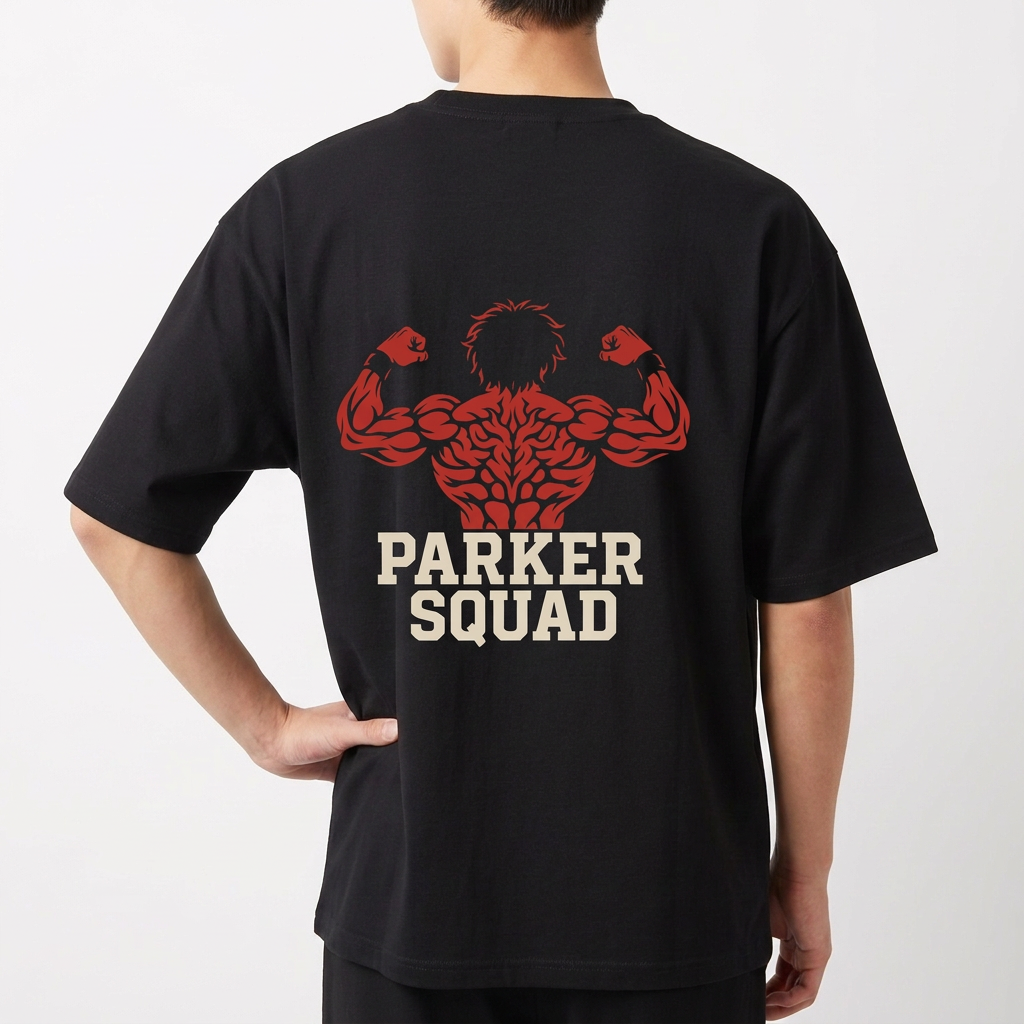 "Oversized basica - parker squad" Camiseta Oversized Básica