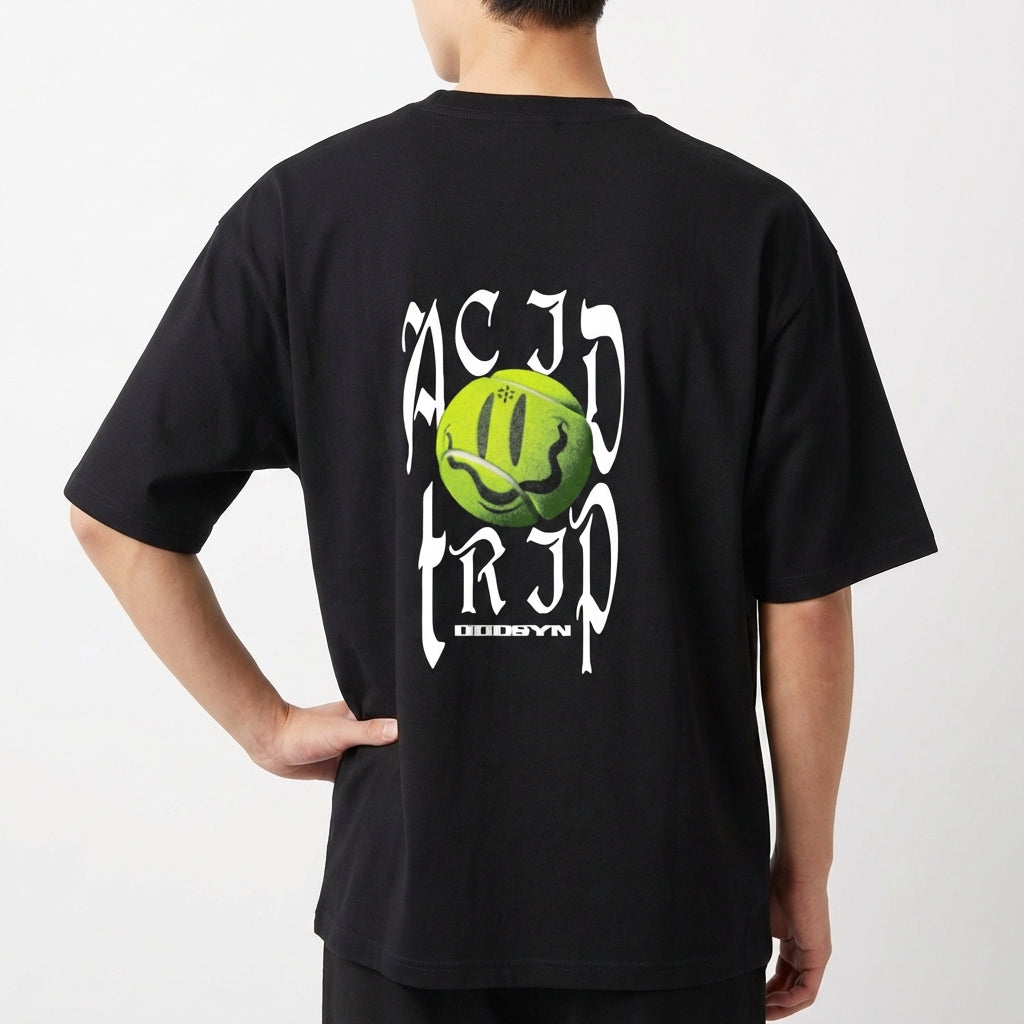 "ACID ODD" Camiseta Oversized Básica