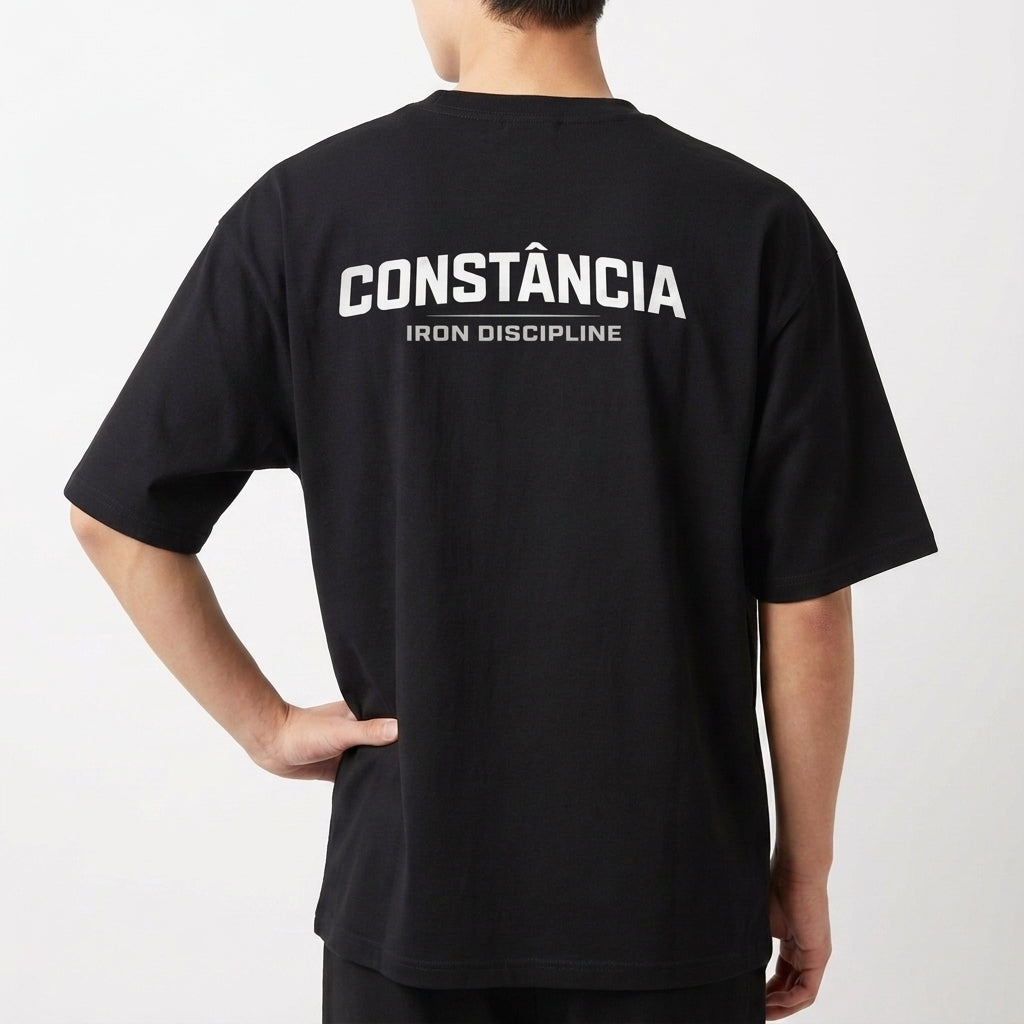 ""CONSTÂNCIA" Camiseta Oversized Básica" Camiseta Oversized Básica