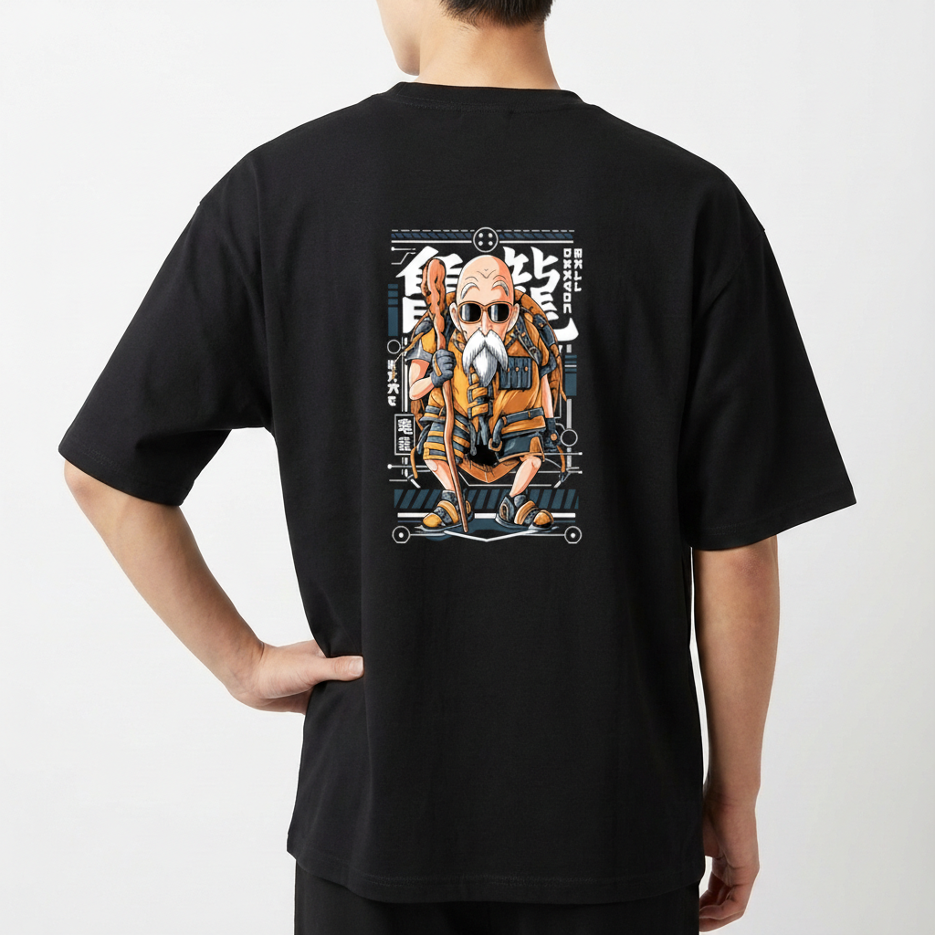 "Camiseta Mestre Kame Oversized" Camiseta Oversized Básica