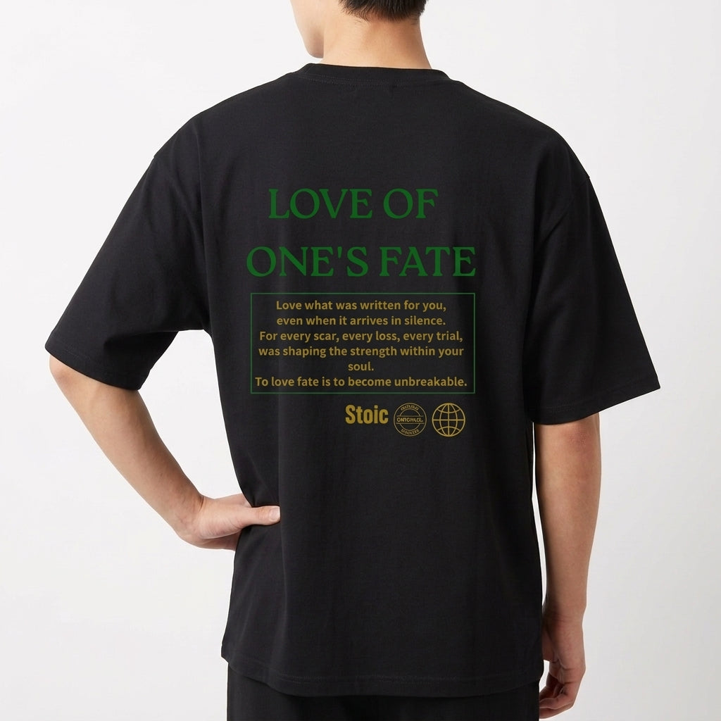 "Amor Fati" Camiseta Oversized Básica