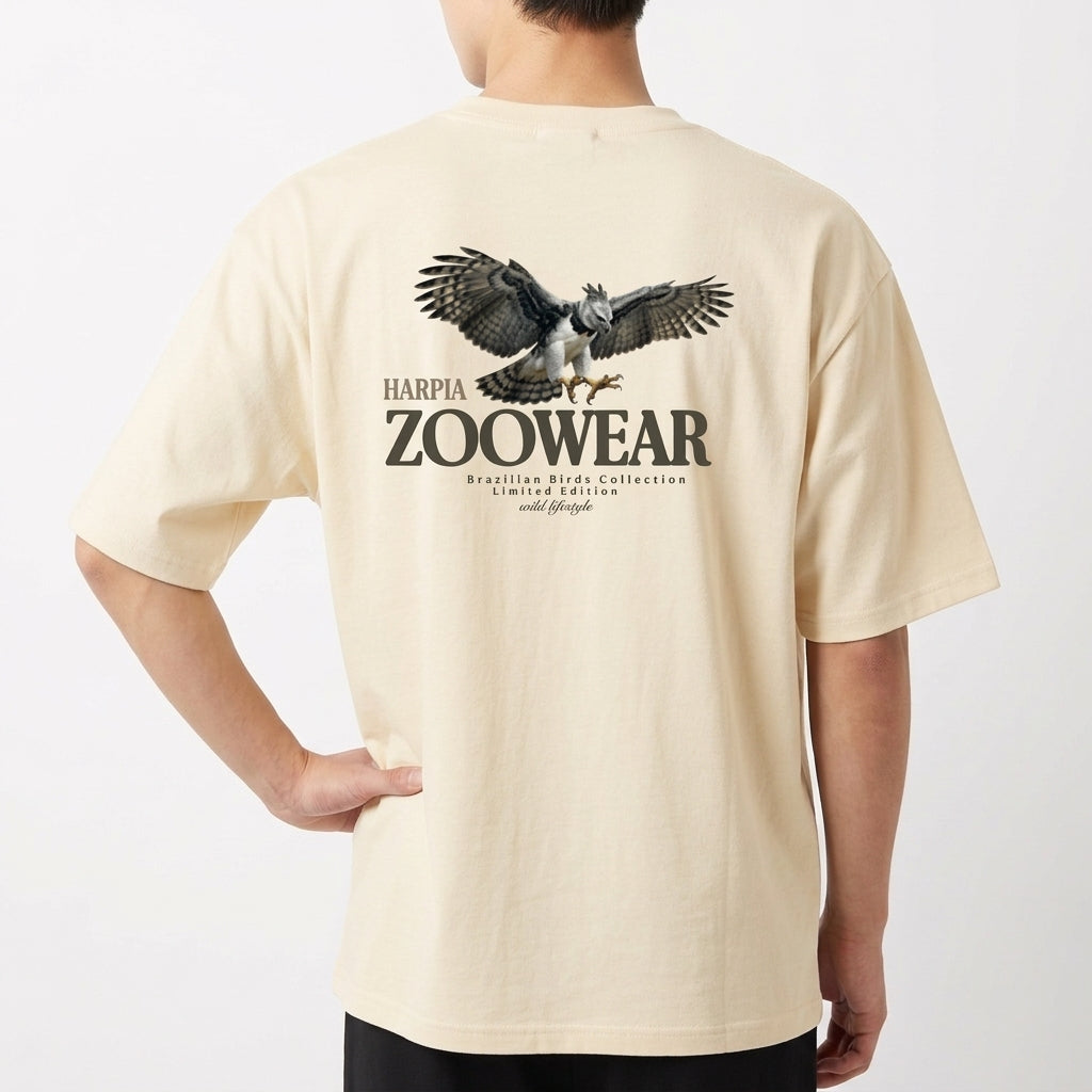 "Brazilian Birds Collection - Harpia" Camiseta Oversized Básica