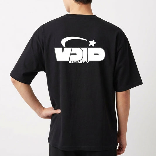 "Void Infinity - Outlined Power Mark - Camiseta Oversized" Camiseta Oversized Básica