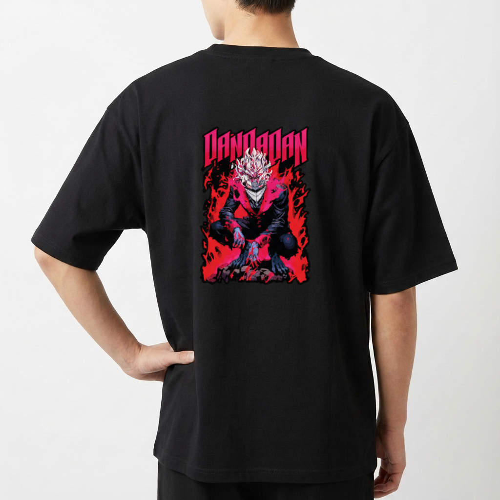"Camiseta Okarun Oversized" Camiseta Oversized Básica