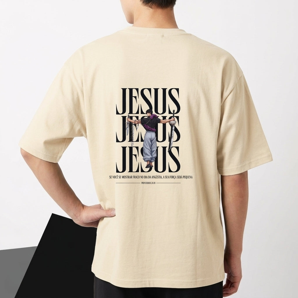 "Camiseta Oversized Toji Fushiguro Shadow Edition" Camiseta Oversized Básica