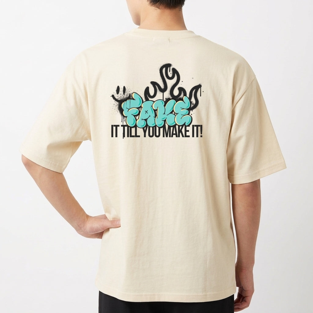 "Camiseta Oversized RlemCompany Fake" Camiseta Oversized Básica